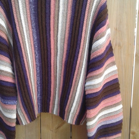 One of a kind Baby alpaca handmade viral scrappy sweater - Picture 10 of 10